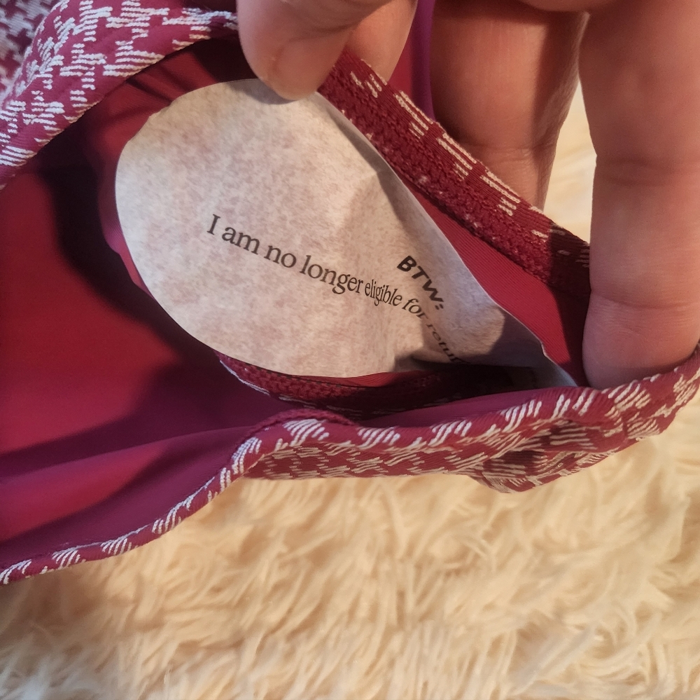 Pink Patterned One-Piece Swimsuit - Picture 11 of 12